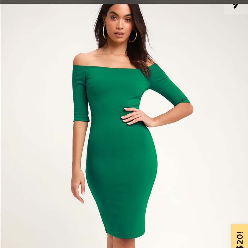 Kelly Green Lulus dress